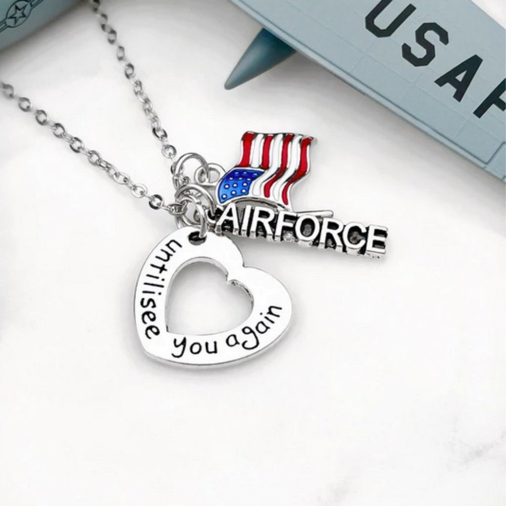 Until I See You Again Necklace (Air Force)